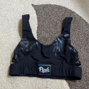 Pink Victoria secret sports bra